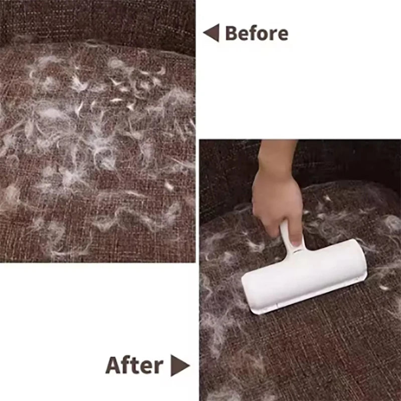 Reusable Pet Hair Remover Roller – Self-Cleaning Fur & Lint Brush